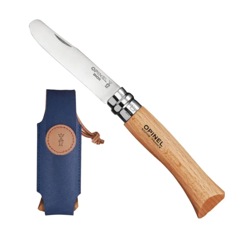 Opinel My First No.7 Folding Knife With Belt Holster 1