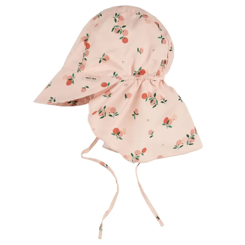 Oranges-Print Flap Sun Hat For Kids 1