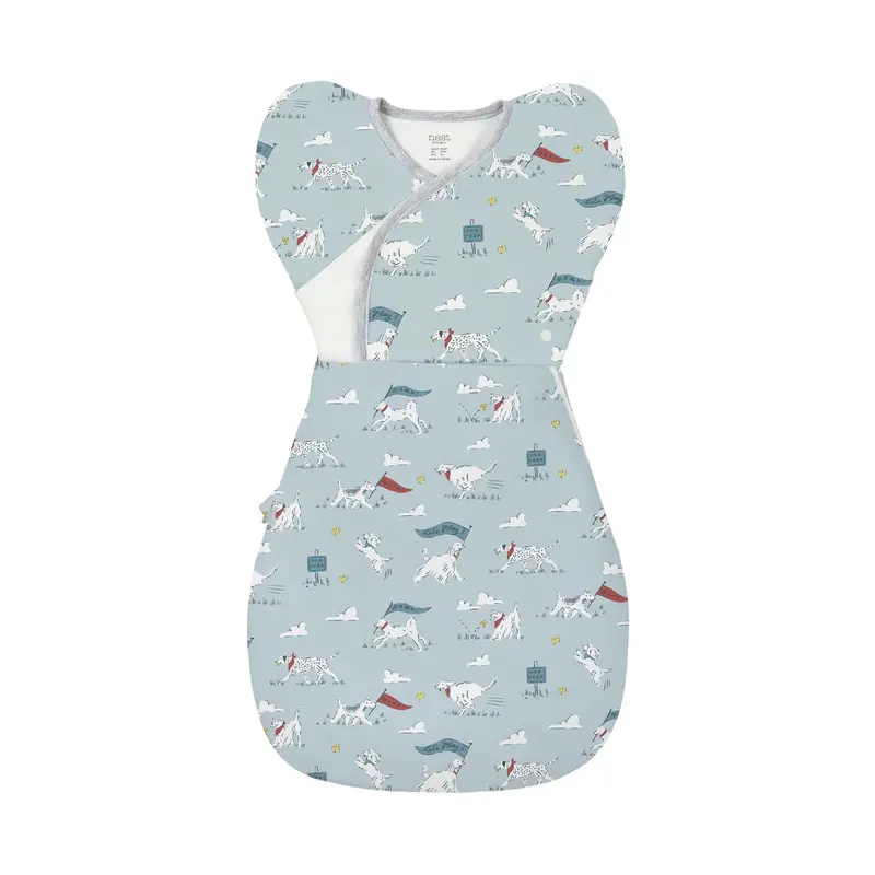 Organic Cotton Sleep Sack – 0.5 Tog Startle-Stop Design 1