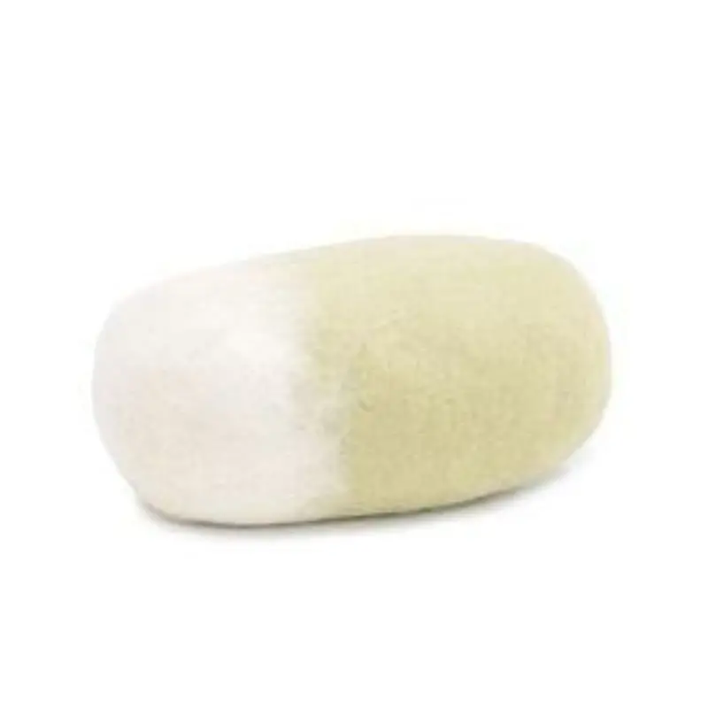 Oval Chakati Floor Cushion Made From Wool Felt 1