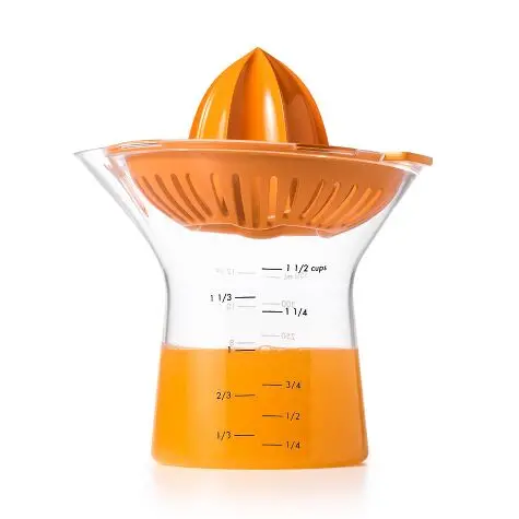 Oxo 2-In-1 Citrus Juicer – Manual Reamer With Strainer Base 1
