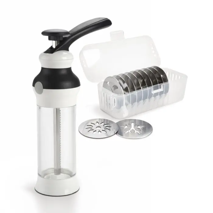 Oxo Good Grips Cookie Press – Adjustable Nozzle Handheld Extruder 1
