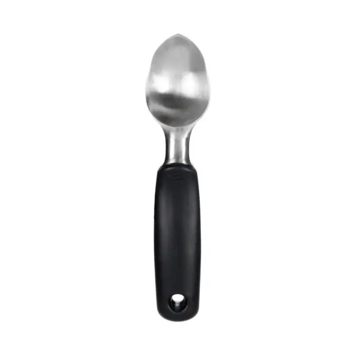 Oxo Solid Stainless Steel Ice Cream Scoop With Ergonomic Handle 1