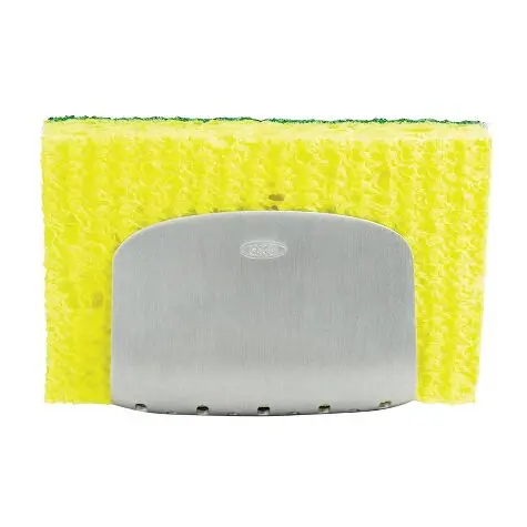 Oxo Steel Suction-Mount Sponge Holder With Ventilated Base 1