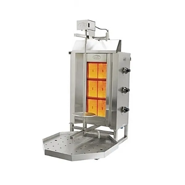 Ozti 3Gd Triple-Burner Natural Gas Doner Rotisserie Grill 1