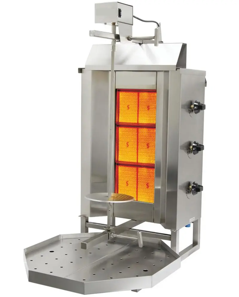 Ozti Gd3 Natural Gas Doner Shawarma Machine 1