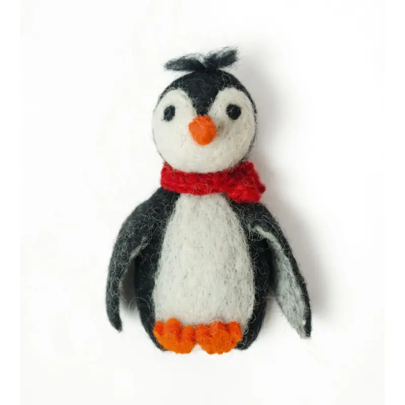Penguin Felt Finger Puppet – Winter-Themed Storytelling Tool 1