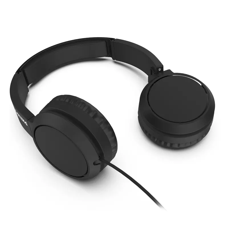 Philips Tah4105Bk On-Ear Headphones With Built-In Microphone (Black) 1