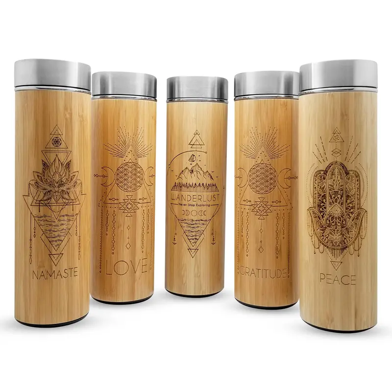 Premium Reusable Bamboo Tumblers – Sustainable Drinkware 1