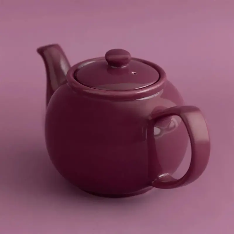 Price & Kensington 2-Cup Ceramic Teapot In Vibrant Magenta 1