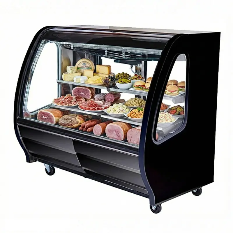 Pro-Kold Ddc-60B 56-Inch Black Deli Display Case (21 Cu. Ft.) 1
