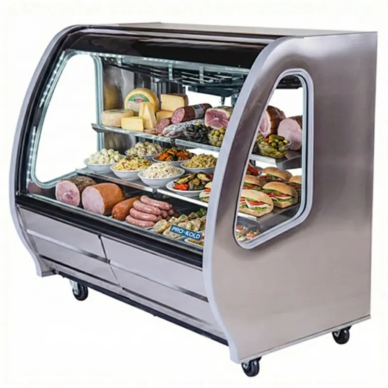 Pro-Kold Ddc-60Ss 56-Inch Stainless Steel Deli Display Case (21 Cu. Ft.) 1