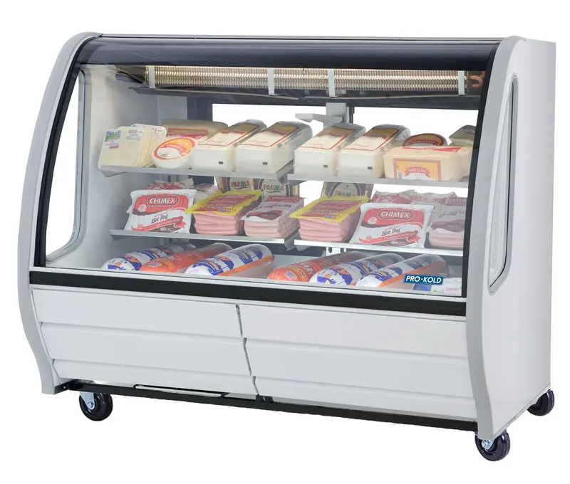 Pro-Kold Ddc-60W 56-Inch White Deli & Merchandise Display Case (21 Cu. Ft.) 1