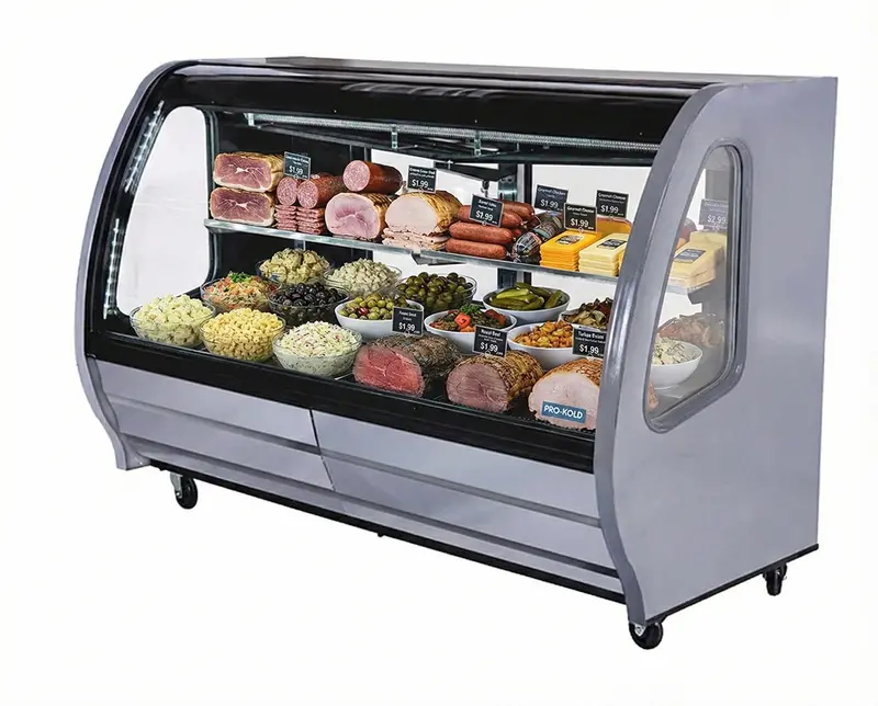 Pro-Kold Ddc-80Ss 74-Inch Stainless Steel Deli Case (28 Cu. Ft.) 1