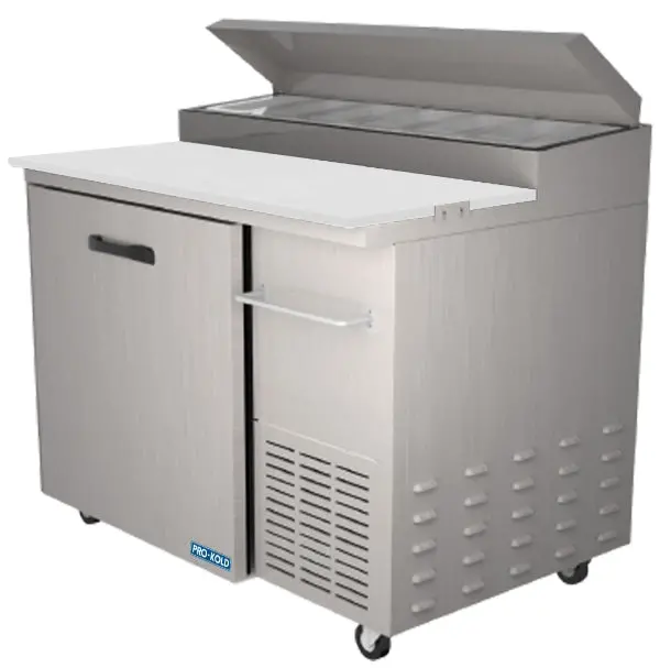 Pro-Kold Ppt-44-01 44-Inch Single-Door Pizza Prep Refrigerator 1
