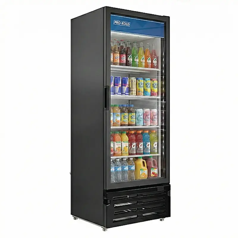 Pro-Kold Vc-23 30-Inch Single-Glass Merchandiser Cooler – 19 Cu. Ft., Energy-Efficient 1