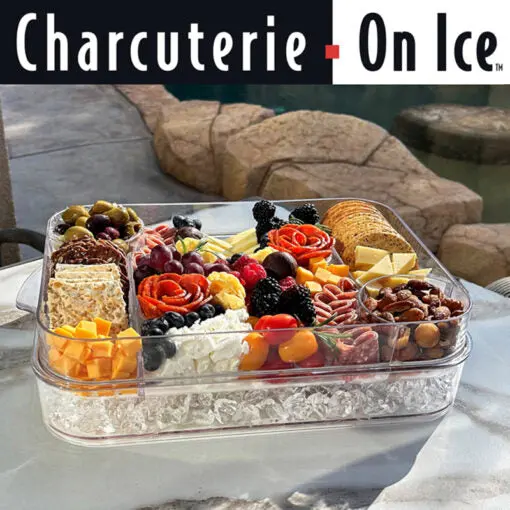 Prodyne Charcuterie On Ice Dual-Tray Serving Set 1