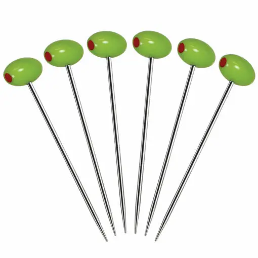 Prodyne Olive-Infused Martini Picks – Set Of 6 1