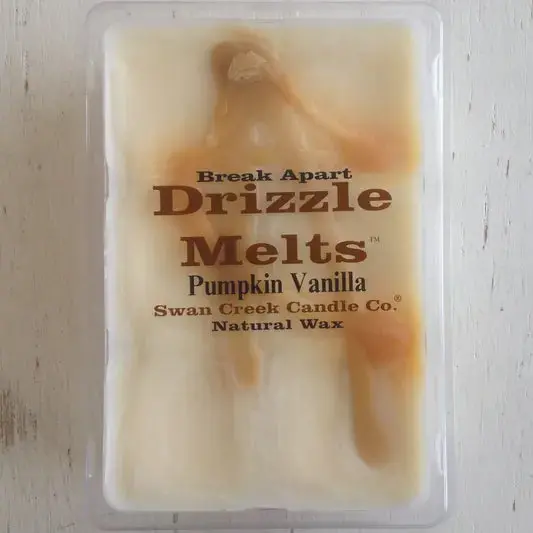 Pumpkin Vanilla Drizzle Wax Melt By Swan Creek Candle Co. 1