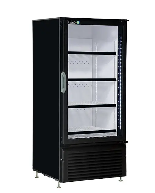 Qbd Single-Glass Swing-Door Commercial Cooler – Standard-Height Hc-Cooled Unit Cd10-Hc 1