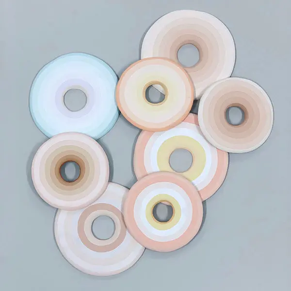Rainbow Circles Art Print 1