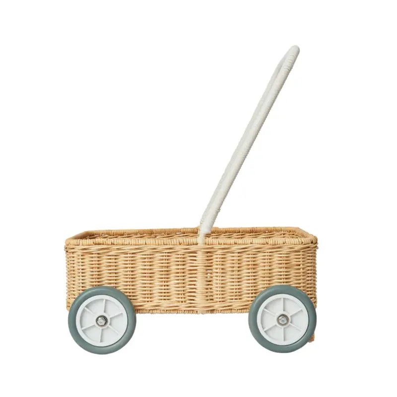 Rattan Wobble Walker For Toddlers 1