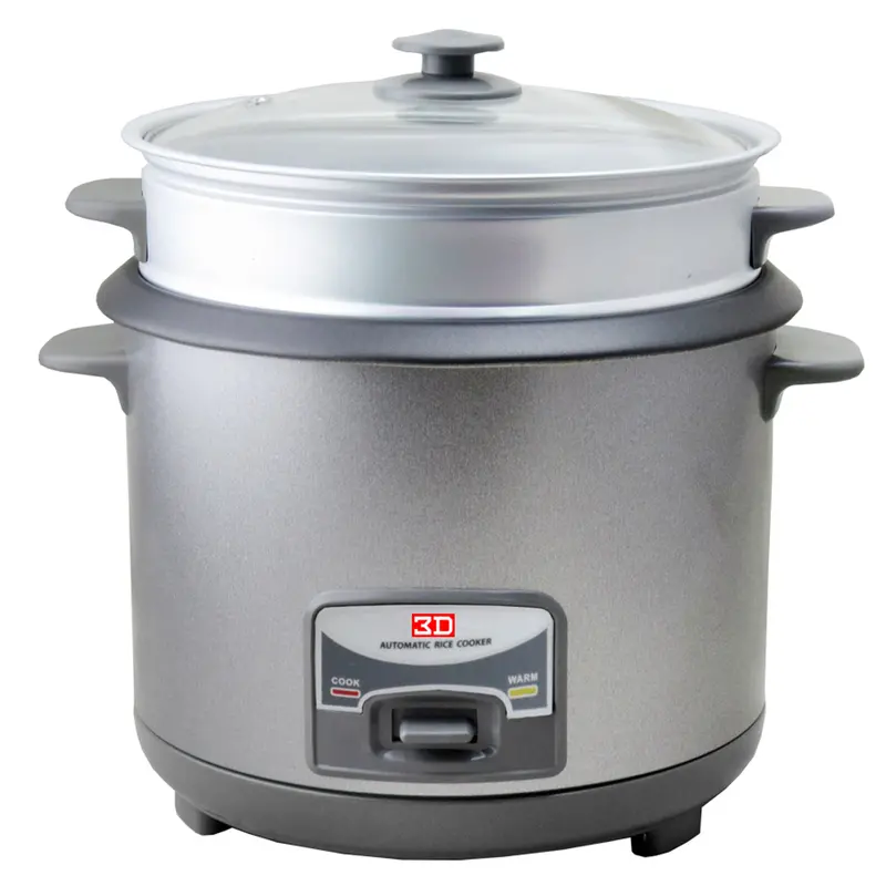 Rc-8C 3D 1.5-Liter Compact Rice Cooker In Gray With Steam Function 1