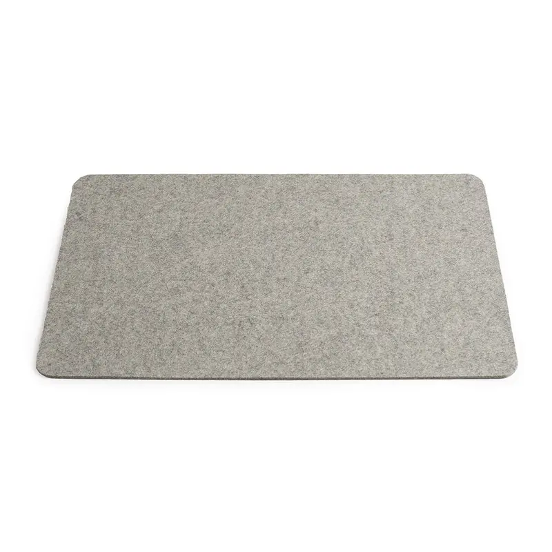 Rectangular Grey Felt Placemat 1