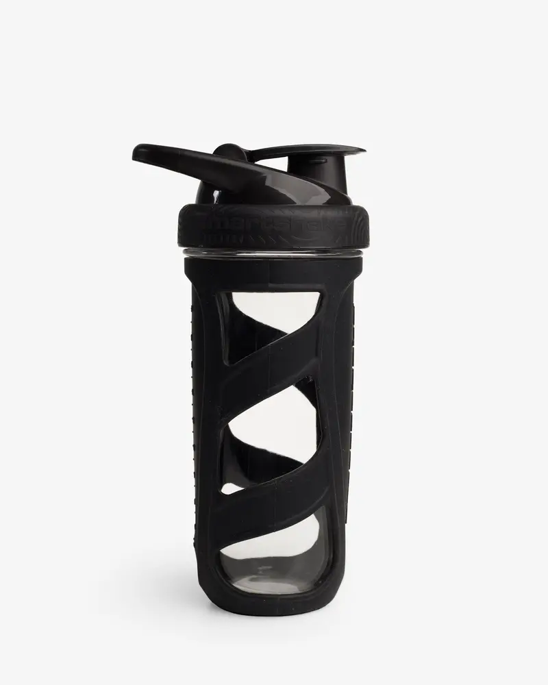 Reforce Matte Black Glass Water Bottle – Sleek & Eco-Friendly 1