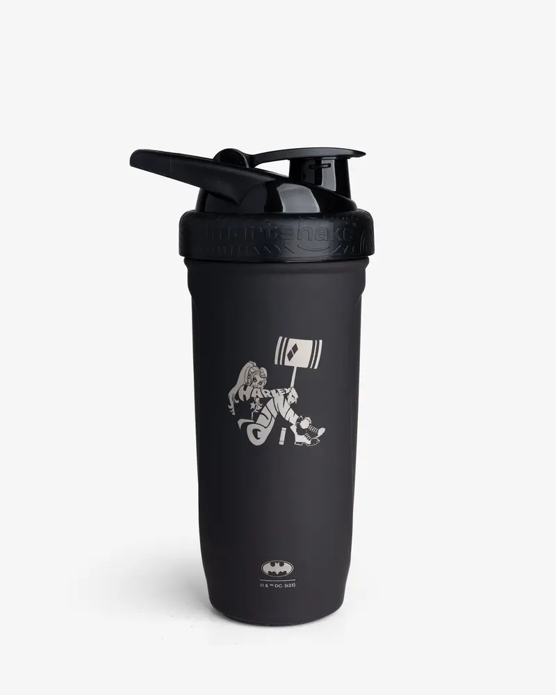 Reforce Stainless Steel Bottle Featuring Harley Quinn Character Art 1