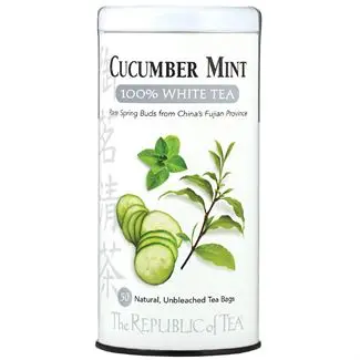 Republic Of Tea Cucumber Mint White Tea Infusion 1