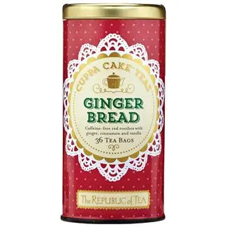 Republic Of Tea Gingerbread Cuppa Cake Flavored Black Tea 1