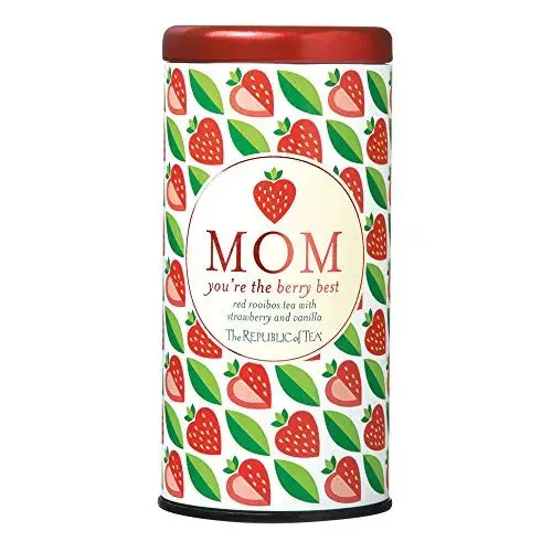 Republic Of Tea Mom You'Re The Berry Best – Strawberry Vanilla Herbal Tea Blend 1
