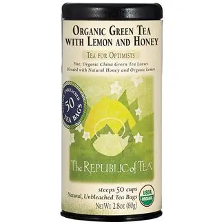 Republic Of Tea Organic Green Tea With Lemon & Honey 1