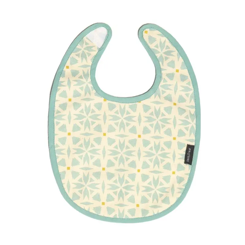 Reversible Organic Cotton Baby Bib – Two Styles In One 1