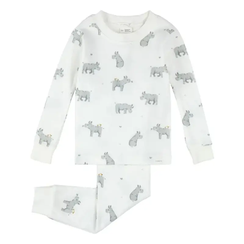 Rhinoceros-Themed Pajama Set 1