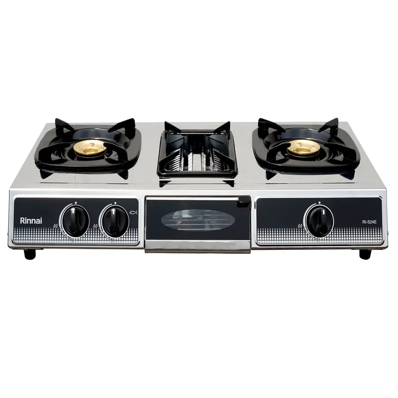 Rinnai Ri-524E Premium Gas Stove – 4-Burner, Dual Fuel (D) 1