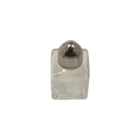 R&M Mini Salt & Pepper Shaker – 2-Inch Glass & Chrome-Plated Steel Duo 1