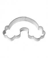 R&M Rainbow Cookie Cutter – 4.75-Inch Vibrant Baking Silhouette 1