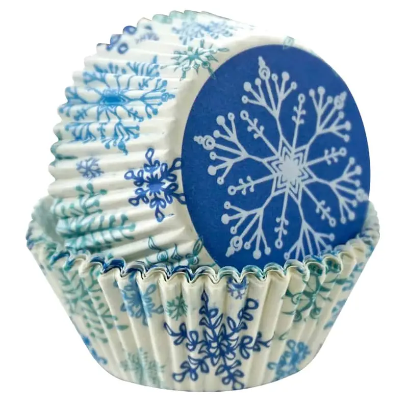 R&M Winter-Themed Cupcake Liners – 50-Count Pack 1