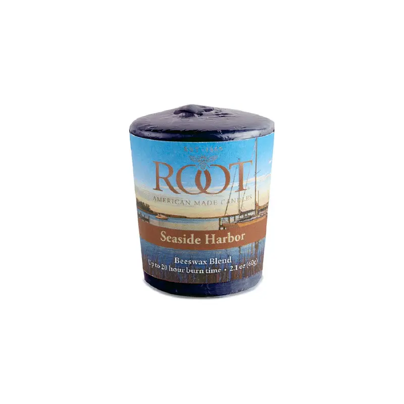 Root Scented Votive Candle: Seaside Harbor (20-Hour Burn) 1