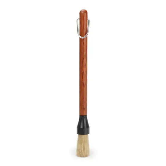 Round Bbq Basting Brush With Natural Bristles 1