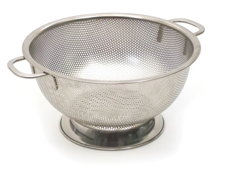 Rsvp 3-Quart Stainless Steel Colander – Fine-Mesh Strainer For Pasta And Produce 1