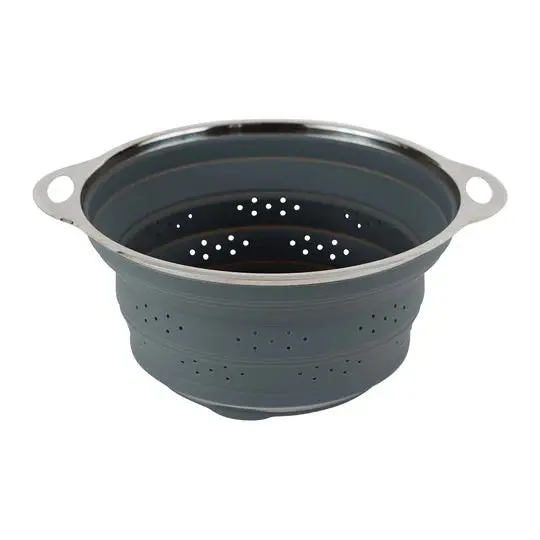 Rsvp Collapsible Silicone Colander – Space-Saving Kitchen Strainer 1