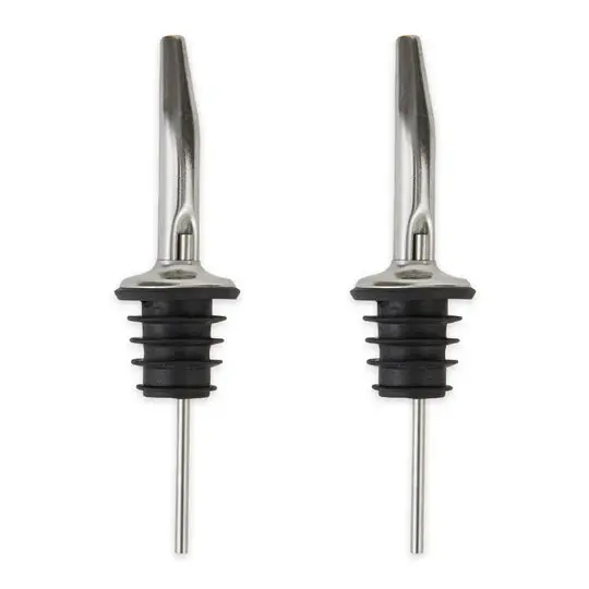 Rsvp Dual Bottle Pourer Set – Precision Wine & Liquor Dispensers 1