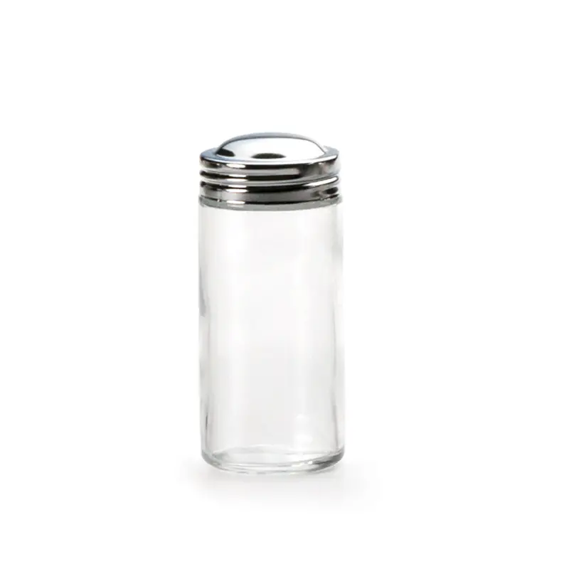 Rsvp Glass Spice Jar With Chrome Lid – Airtight Storage 1