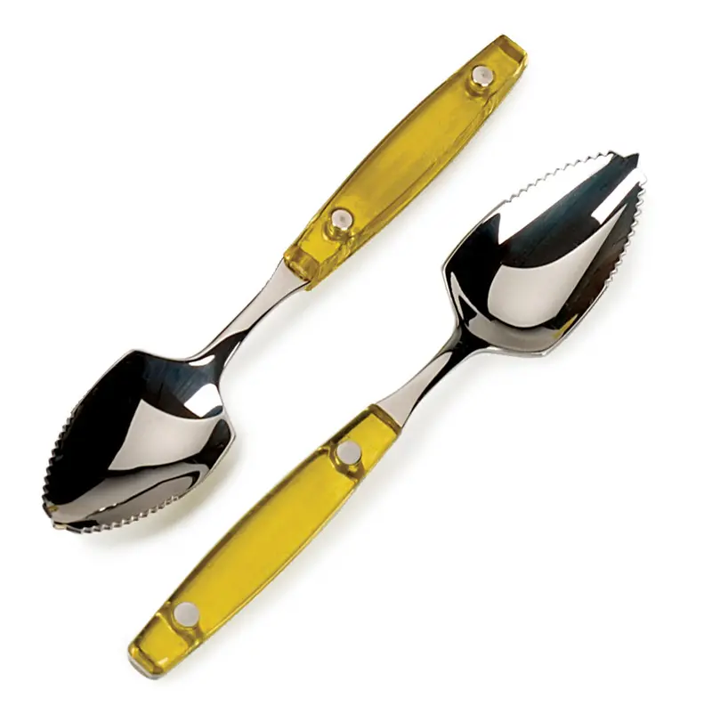 Rsvp Grapefruit Spoons – Dual-End Citrus Scoop & Segmenter 1