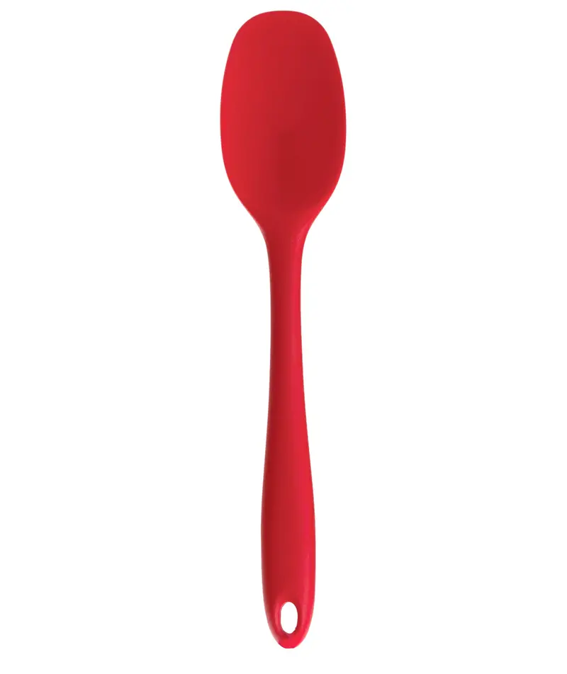 Rsvp Heat-Resistant Red Silicone Cooking Spoon – Dishwasher Safe 1