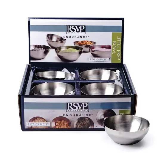 Rsvp Mini Prep Bowls – Stackable Bpa-Free Silicone Mixing Cups 1