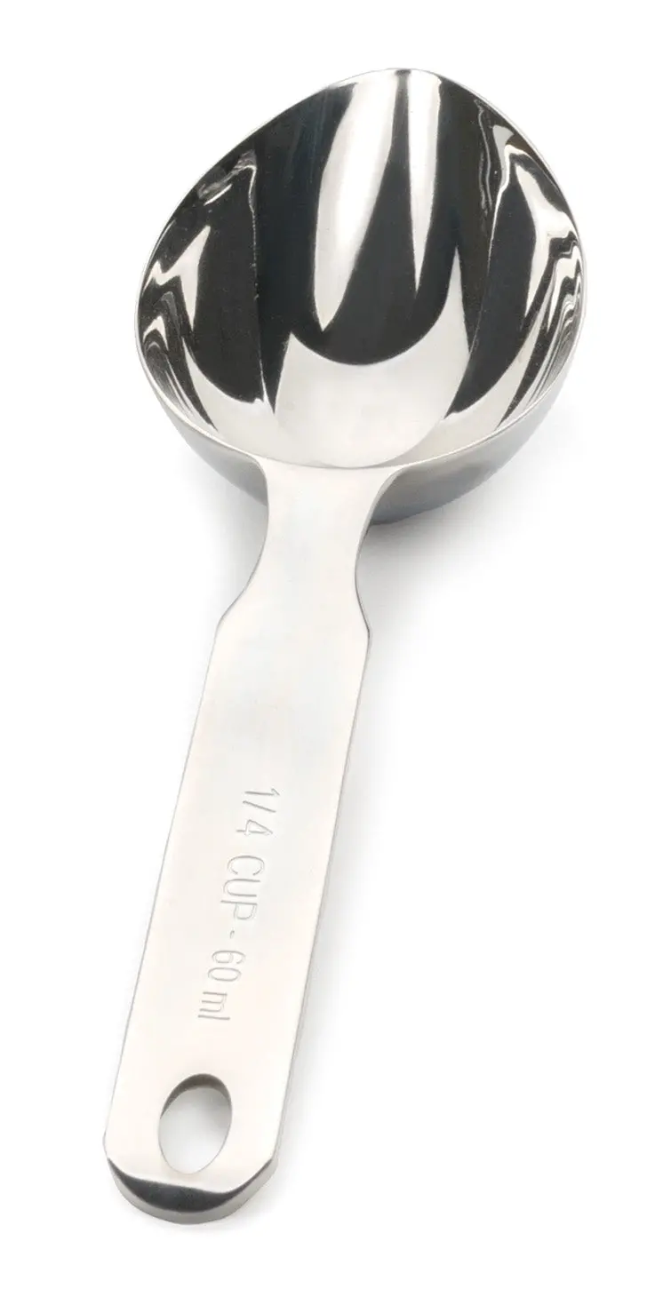 Rsvp Oval Measuring Scoop – 1/4-Cup Capacity 1